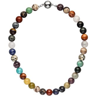 JOBO Collier met edelstenen multicolor