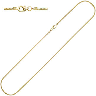 Jograbo Slangenketting goud 38 cm Ø 1.4 mm