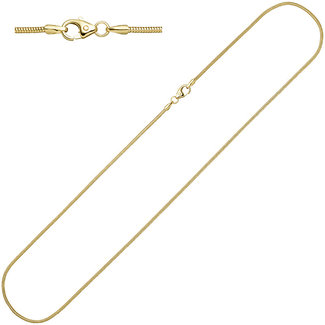 JOBO Slangenketting goud 50 cm Ø 1,6 mm