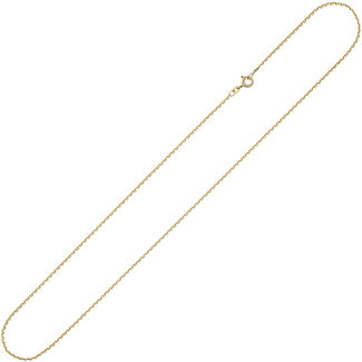 JOBO Gouden halsketting 8kt. anker 38 cm Ø 1,2 mm