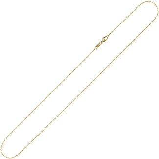 JOBO Gouden halsketting 14 kt. anker 42 cm Ø 0,6 mm