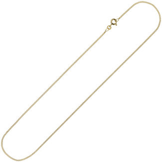 Jograbo Gouden halsketting 8kt. gourmet 38 cm Ø 1,7 mm