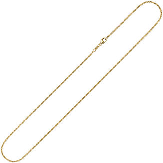 JOBO Gouden halsketting 8kt. jasseron 38 cm Ø 1,5 mm