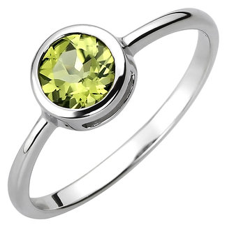 JOBO Zilveren ring met peridot