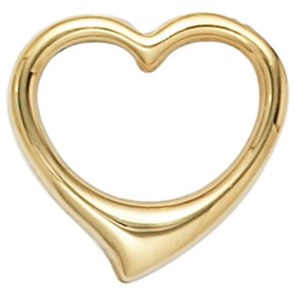 Jograbo Gouden hanger Hartje 585 goud