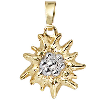 JOBO Gouden hanger Edelweiss