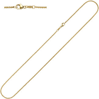 Jograbo Gouden halsketting 8 kt. jasseron 45 cm Ø 2,5 mm