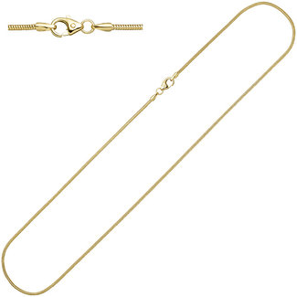 JOBO Slangenketting goud 8 kt. 60 cm Ø 1.6 mm