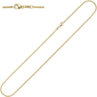 JOBO Gouden halsketting 14 kt. jasseron 40 cm Ø 1,5 mm