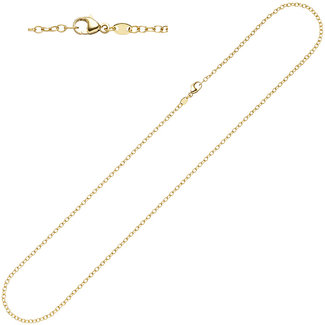 JOBO Gouden halsketting 14 kt. anker 50 cm Ø 2 mm