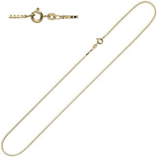 JOBO Venetiaanse halsketting goud 42 cm Ø 1,0 mm