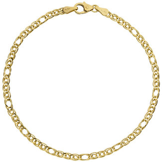 JOBO Gouden armband 14 kt. 19 cm Ø 3 x 0,9 mm