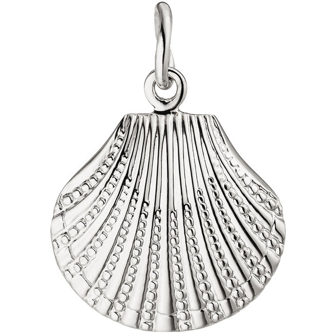Zilveren hanger Schelp in 925 sterling zilver