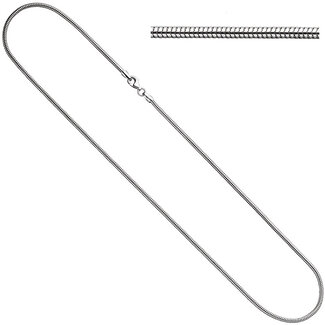 JOBO Zilveren slangenketting 70 cm Ø 1,9 mm