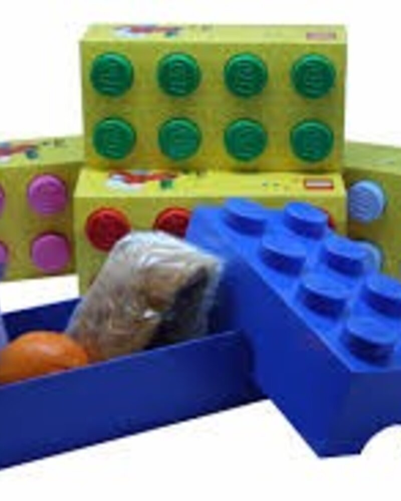 700152 Lunchbox Brick 8 Blauw