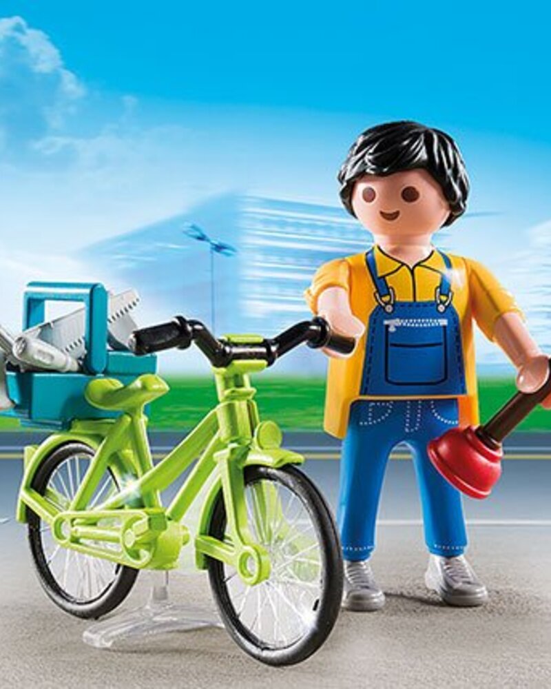 4791 Klusjesman met Fiets