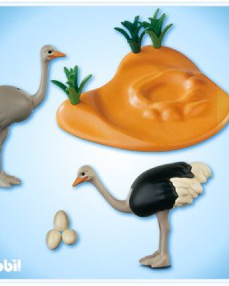 4831 Struisvogel met Nest