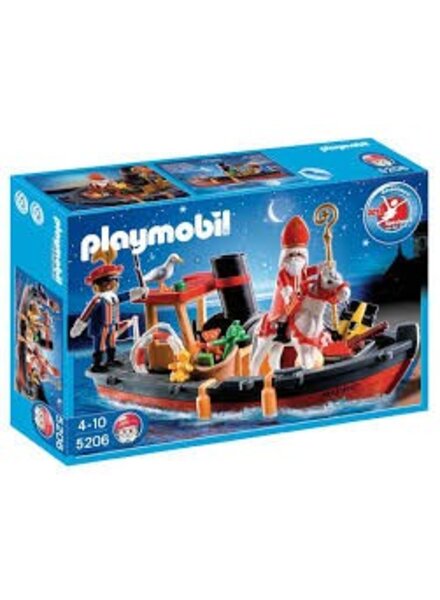 5206 Stoomboot van Sinterklaas en Zwarte Piet