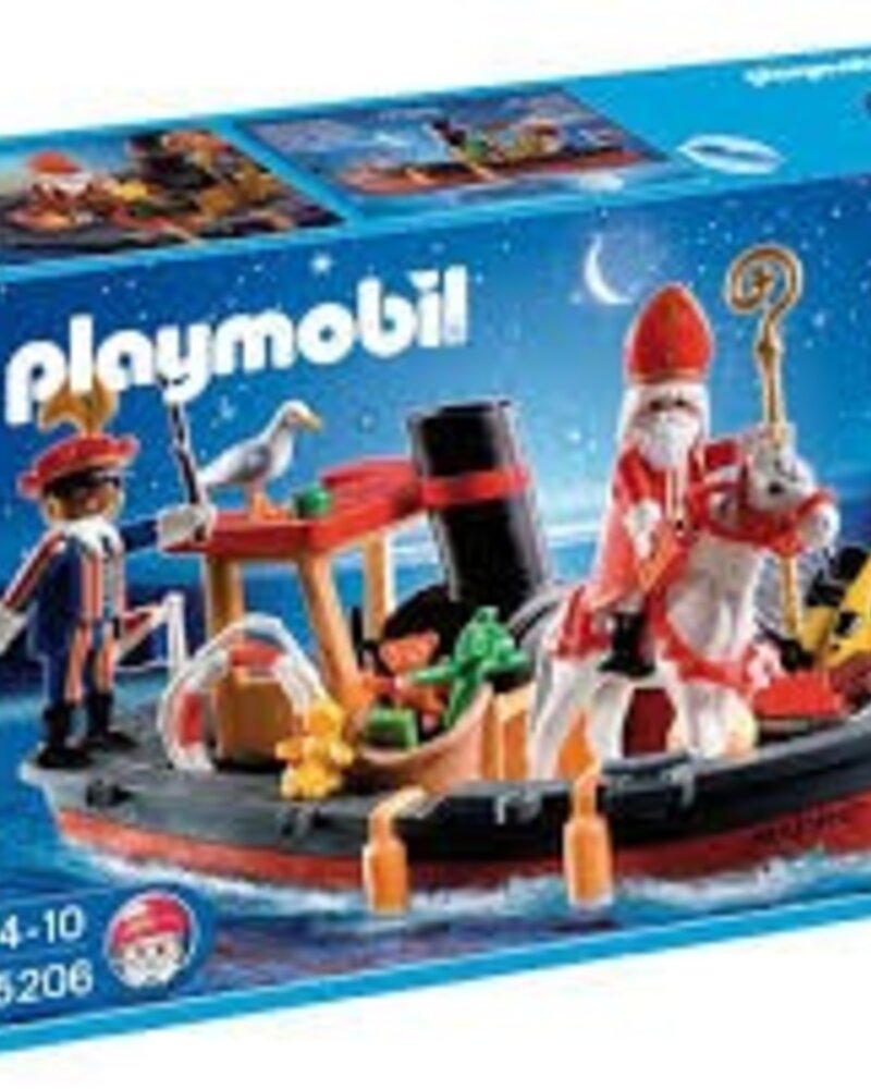 5206 Stoomboot van Sinterklaas en Zwarte Piet