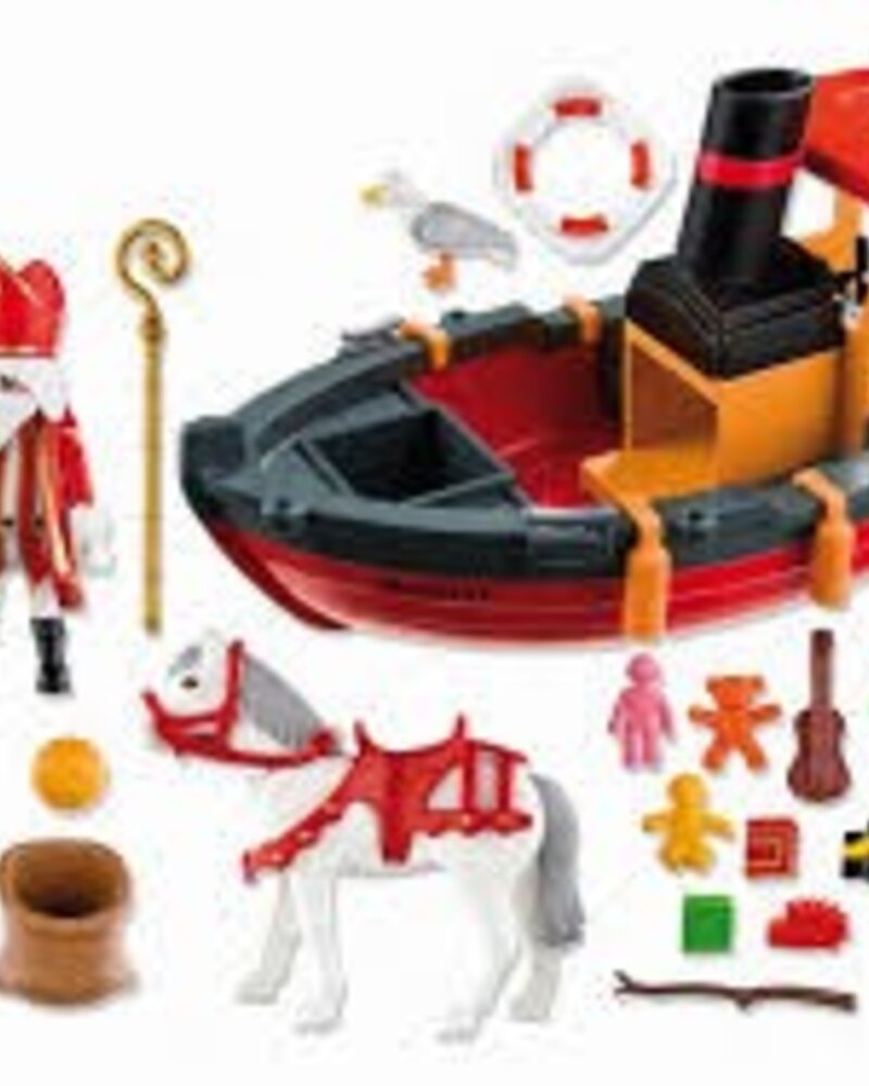 5206 Stoomboot van Sinterklaas en Zwarte Piet