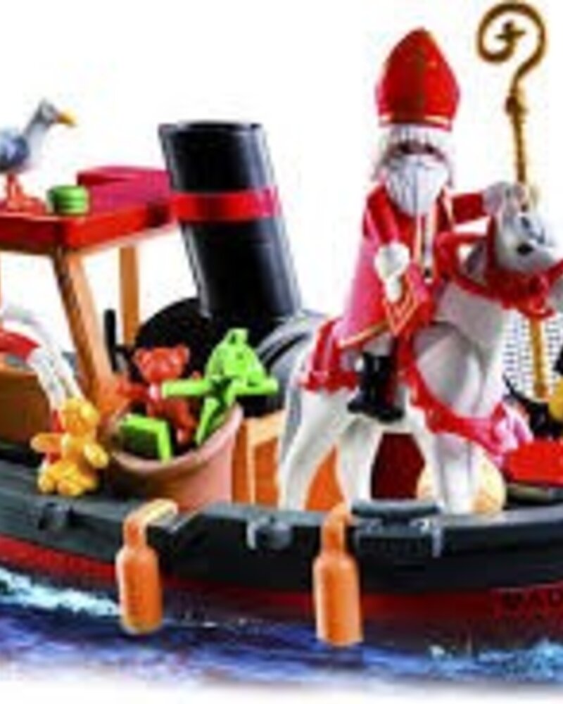 5206 Stoomboot van Sinterklaas en Zwarte Piet