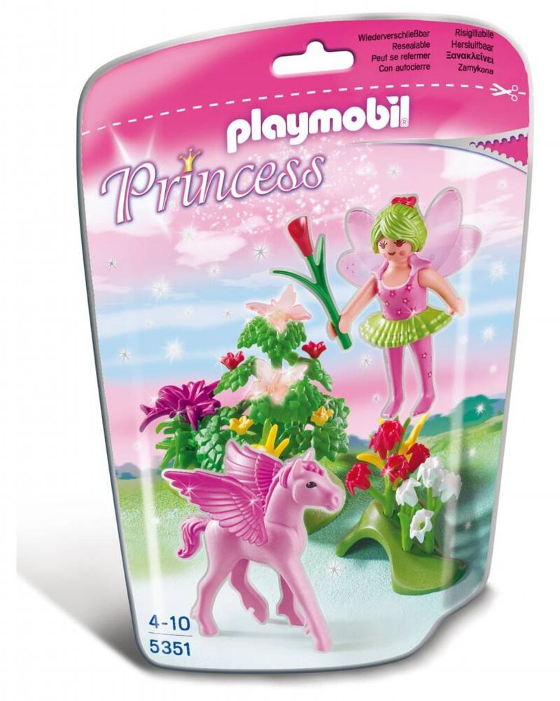 5351 Lentefee met Pegasusveulen Kersenbloem