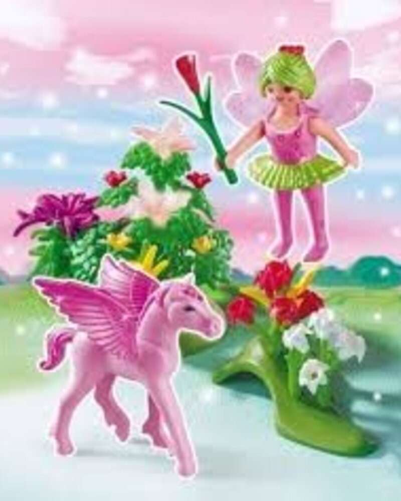 5351 Lentefee met Pegasusveulen Kersenbloem