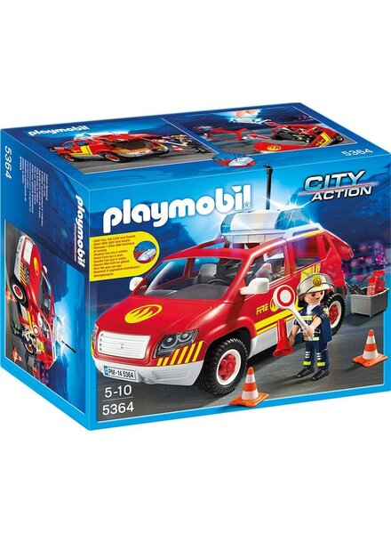 5364 Brandweer Commandant met Dienstwagen