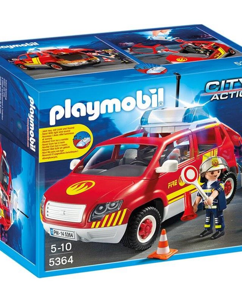 5364 Brandweer Commandant met Dienstwagen