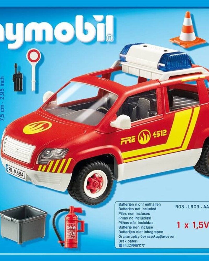5364 Brandweer Commandant met Dienstwagen