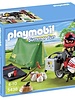 5438 Kampeerder met Motorfiets