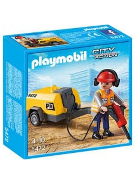 5472 Werkman met Drillboor