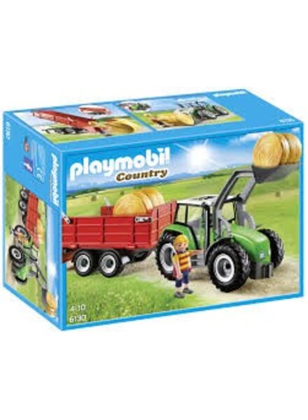 6130 Tractor met Aanhangwagen