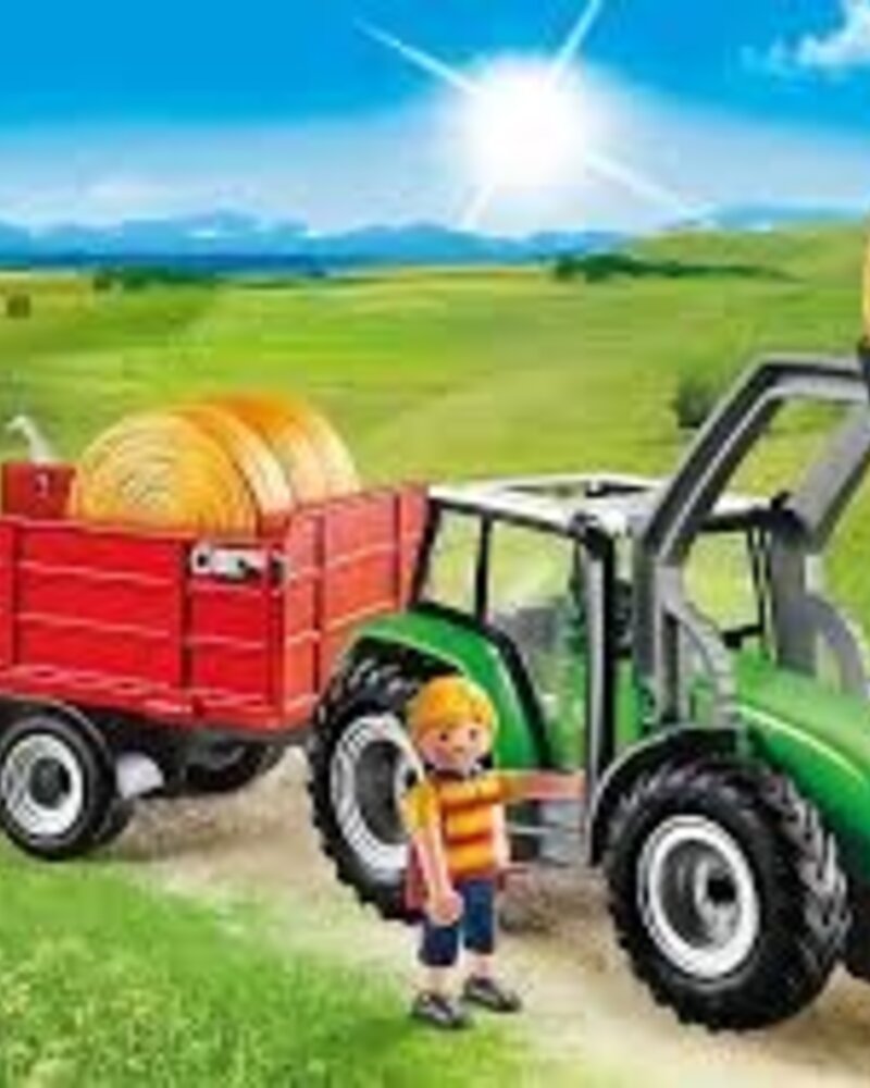 6130 Tractor met Aanhangwagen