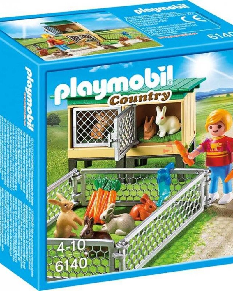 6140 Konijnenhok met Buitenren