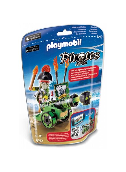6162 Piratenkapitein met Groen Kanon
