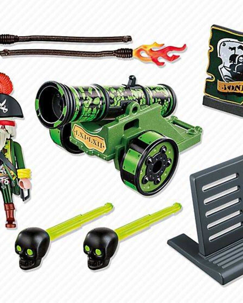 6162 Piratenkapitein met Groen Kanon