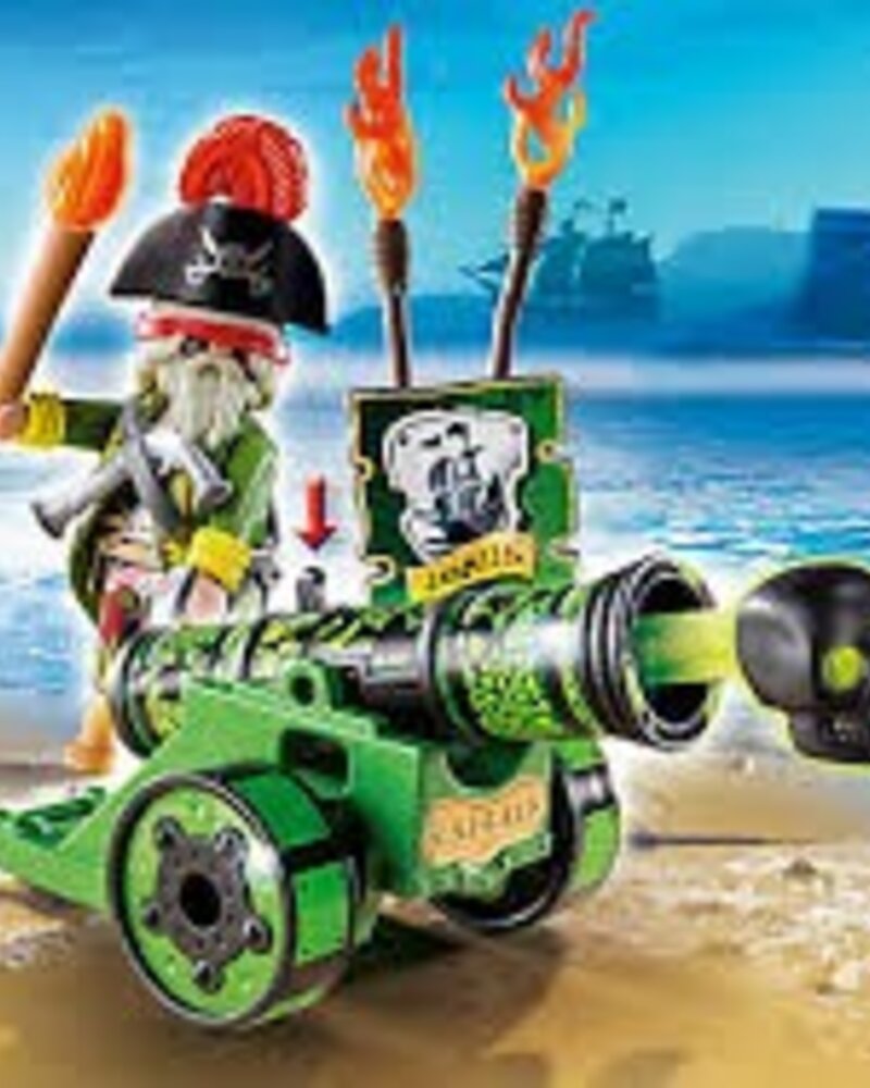 6162 Piratenkapitein met Groen Kanon