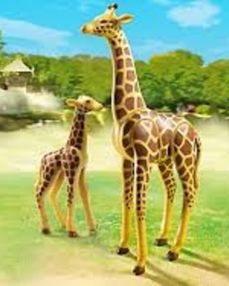6640 Giraffe met Jong