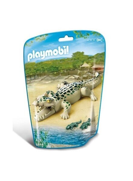 6644 Alligator met Baby's