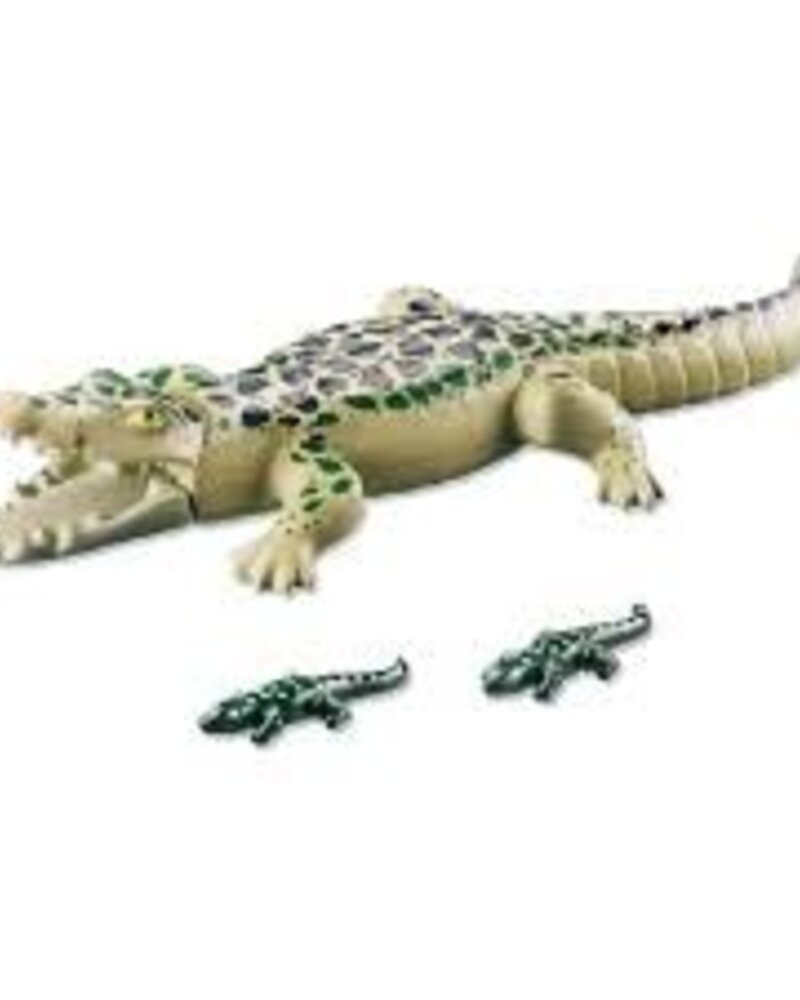 6644 Alligator met Baby's