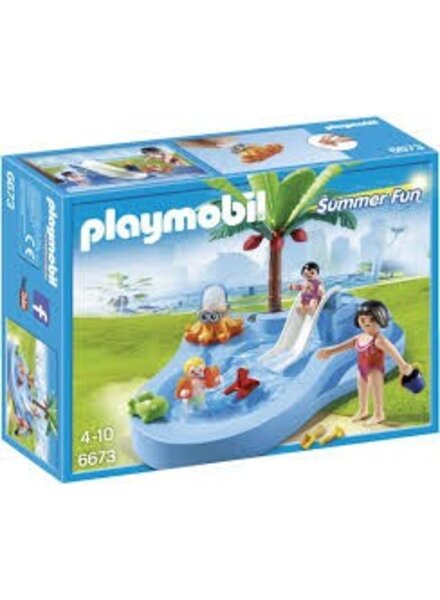 6673 Kinderbad met Glijbaan