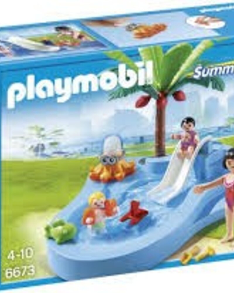 6673 Kinderbad met Glijbaan
