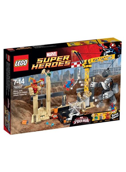 76037 Rhino en Sandman Superschurk Samenwerking
