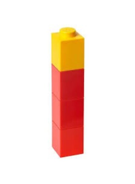 700279 Drinkbeker Vierkant Rood