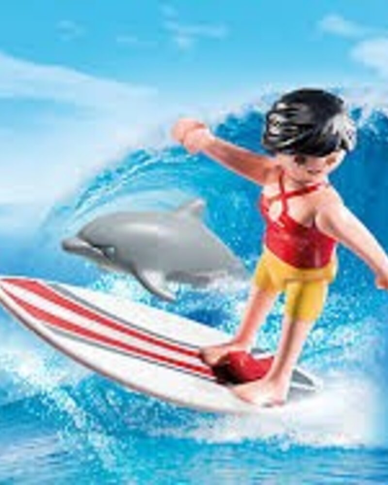 5372 Surfer met Dolfijn