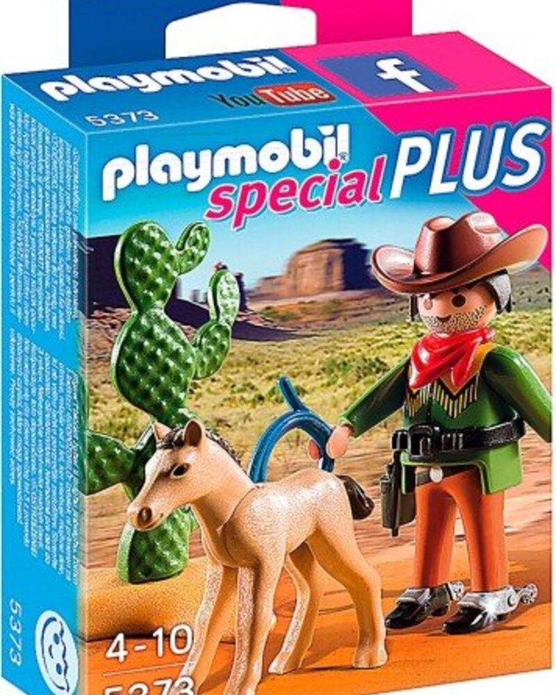 5373 Cowboy met Wild Veulen
