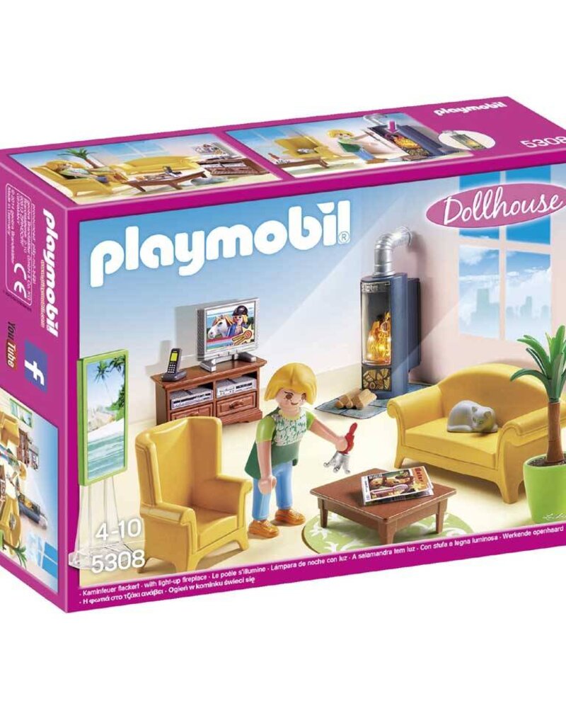 5308 Woonkamer met Houtkachel