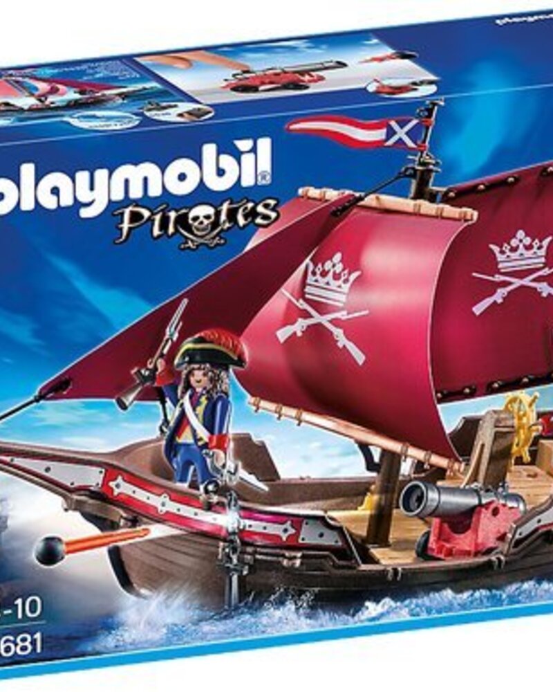 6681 Soldaten Zeilschip met Kannonnen