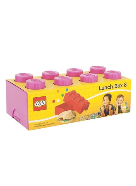 700165 Lego lunchbox roze